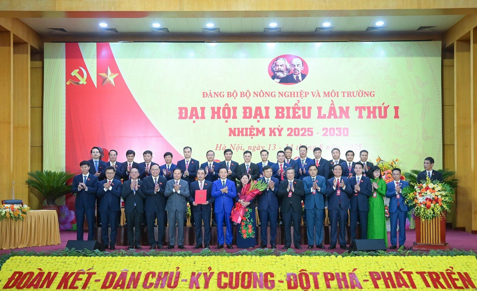 Đại hội đại biểu Đảng bộ Bộ NN-MT lần thứ I thành công tốt đẹp - mở ra nhiệm kỳ hành động vì mục tiêu phát triển xanh